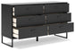 Socalle Queen Panel Platform Bed with Dresser