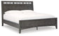 Montillan Queen Panel Bed with Mirrored Dresser, Chest and 2 Nightstands