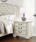 Arlendyne Queen Upholstered Bed with Mirrored Dresser, Chest and 2 Nightstands