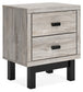 Vessalli Queen Panel Bed with Mirrored Dresser, Chest and Nightstand