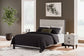 Vessalli Queen Panel Bed with Mirrored Dresser and 2 Nightstands